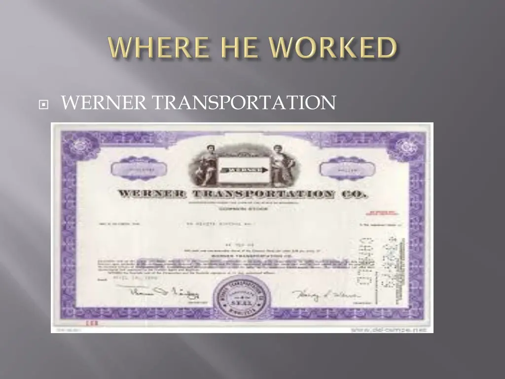werner transportation