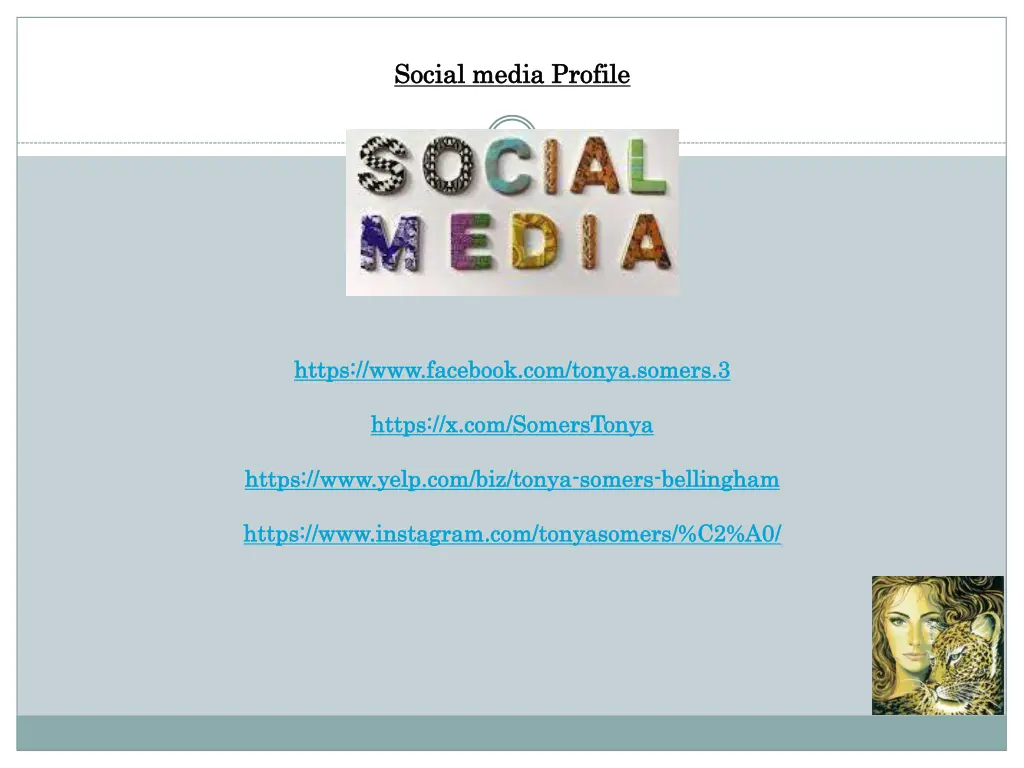 social media profile social media profile