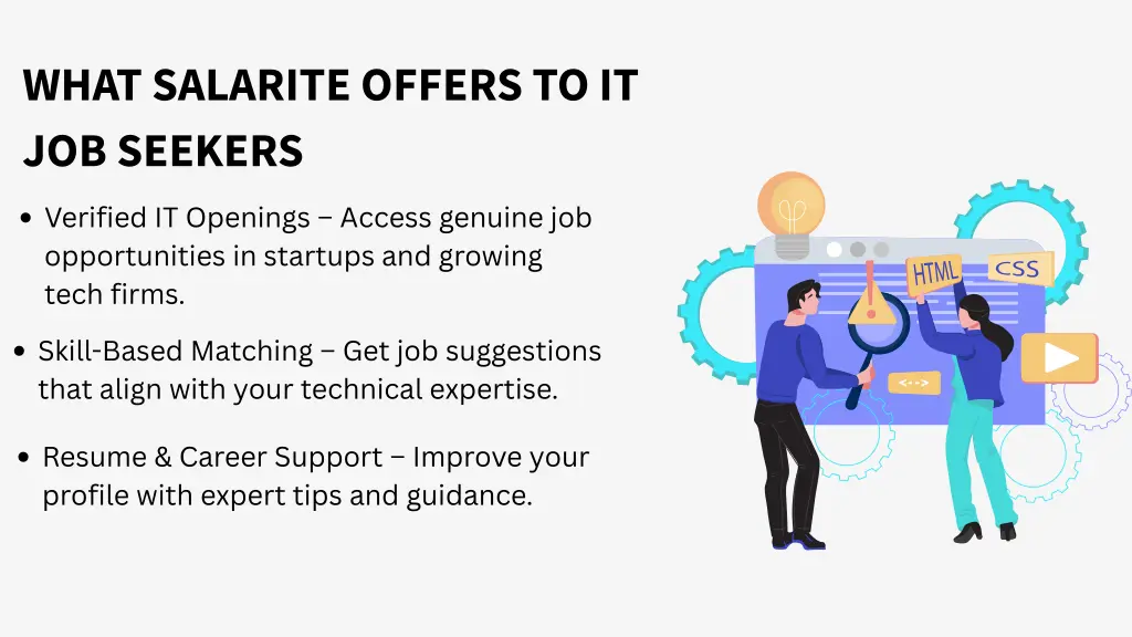 what salarite offers to it job seekers