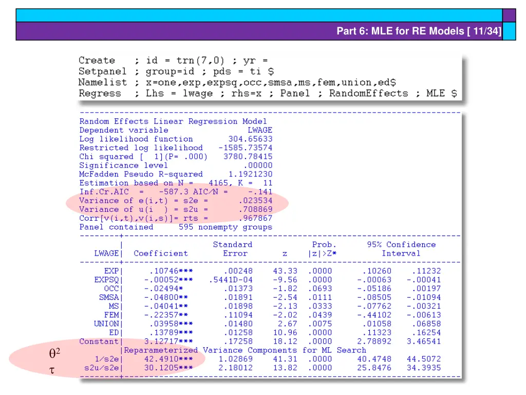 part 6 mle for re models 11 34