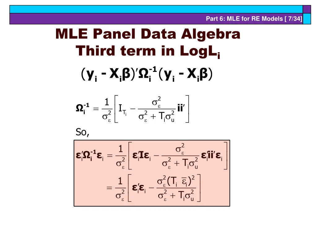 part 6 mle for re models 7 34