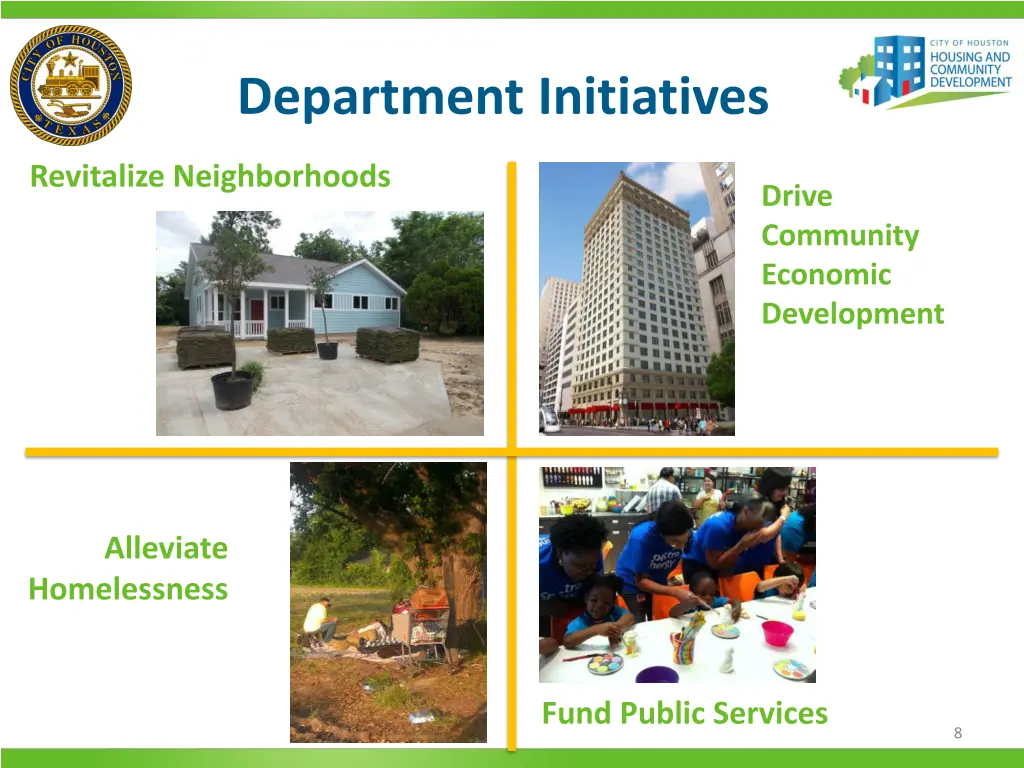 department initiatives