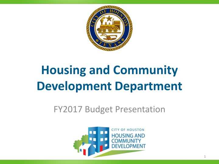 housing and community development department