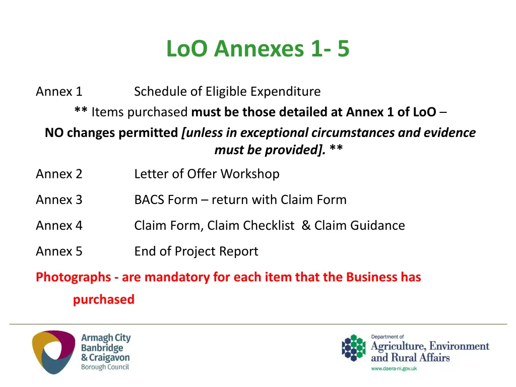 loo annexes 1 5