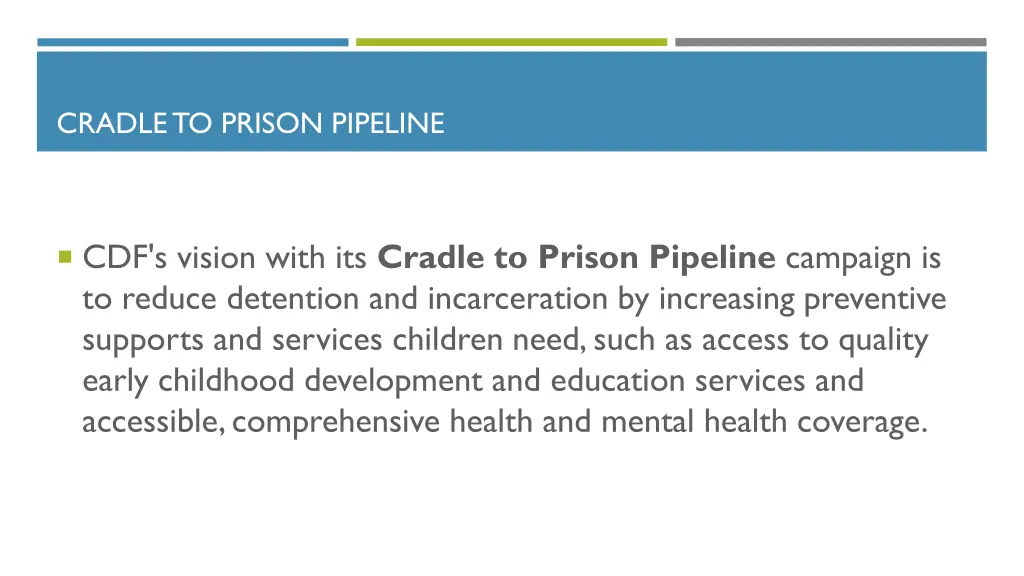 cradle to prison pipeline
