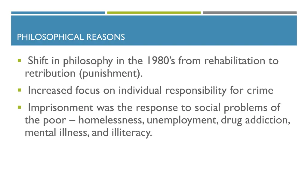 philosophical reasons