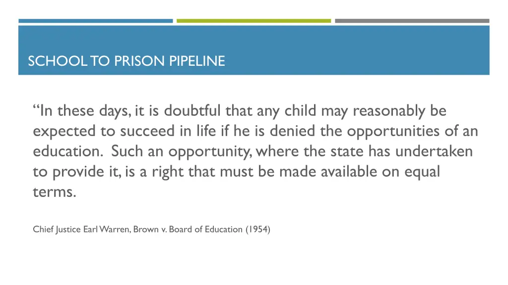 school to prison pipeline
