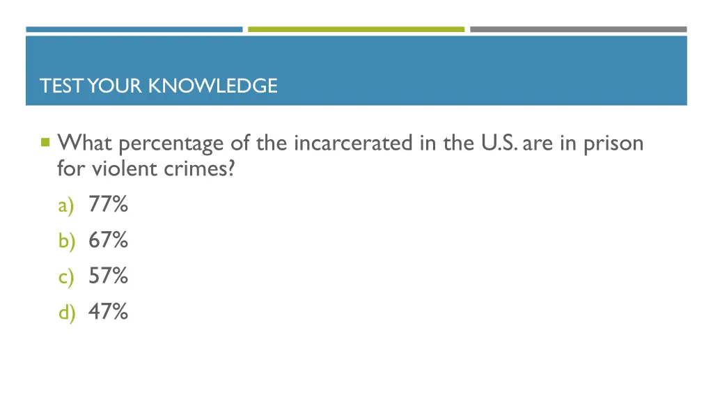 test your knowledge 1