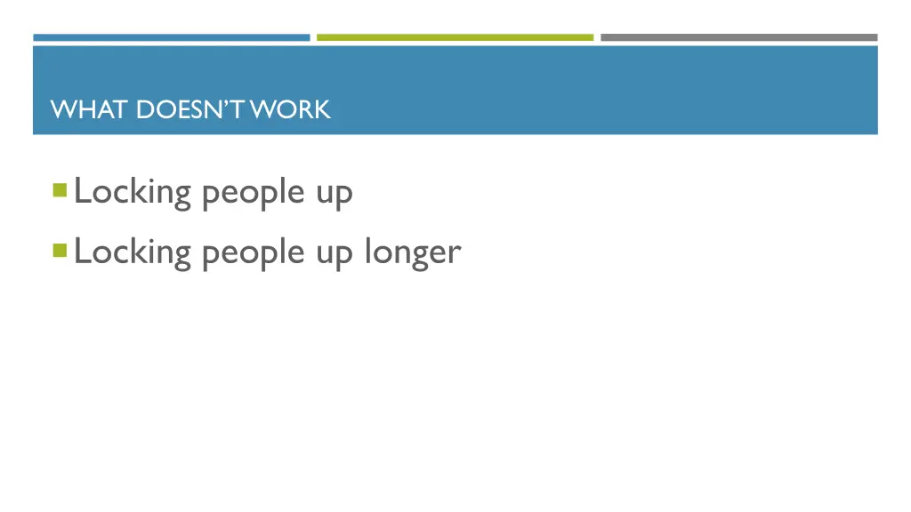 what doesn t work