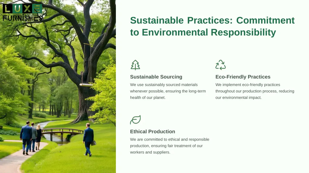 sustainable practices commitment to environmental