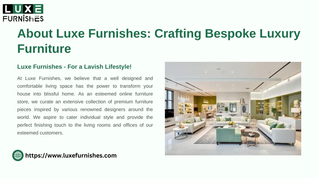 about luxe furnishes crafting bespoke luxury
