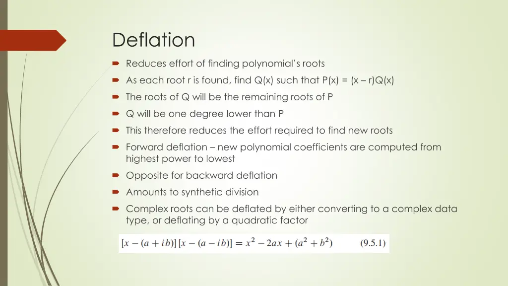 deflation