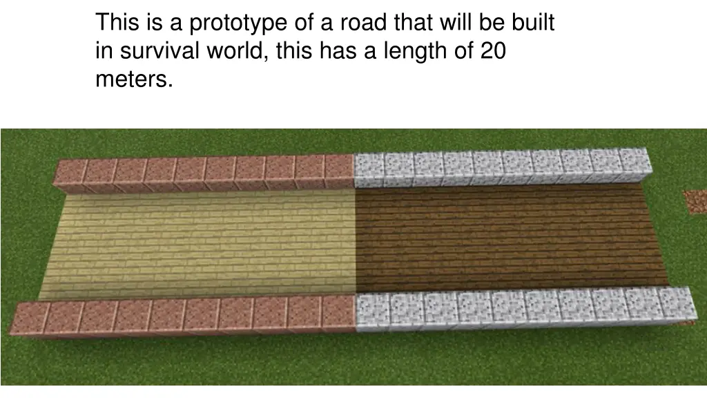 this is a prototype of a road that will be built 3