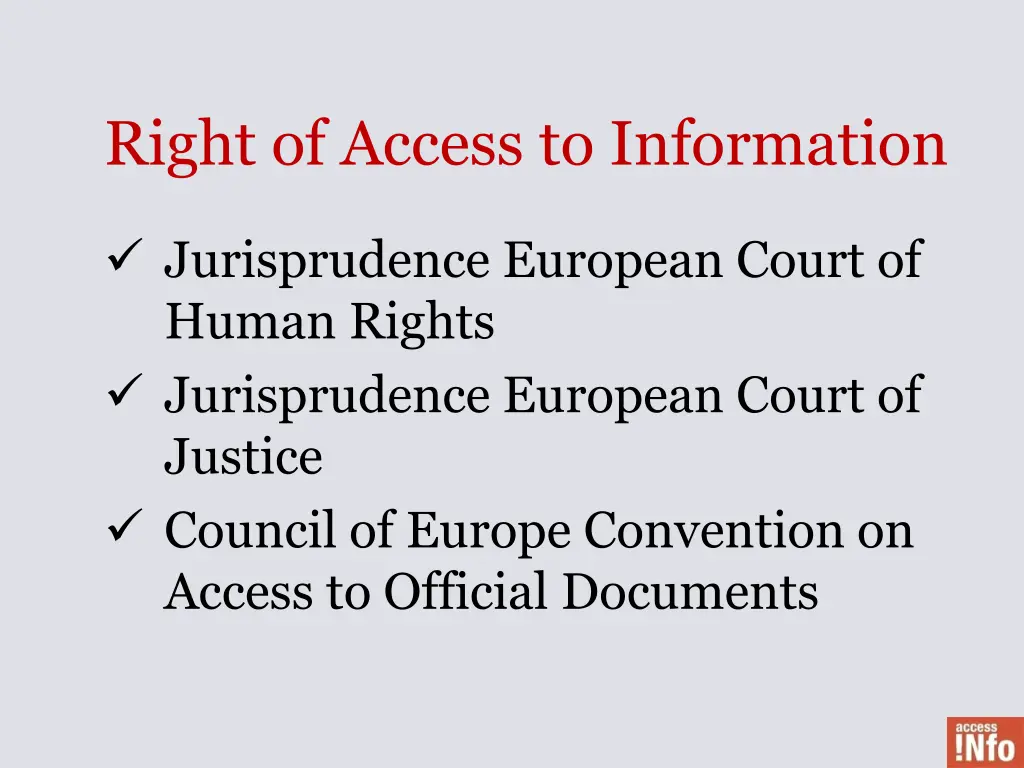 right of access to information 1