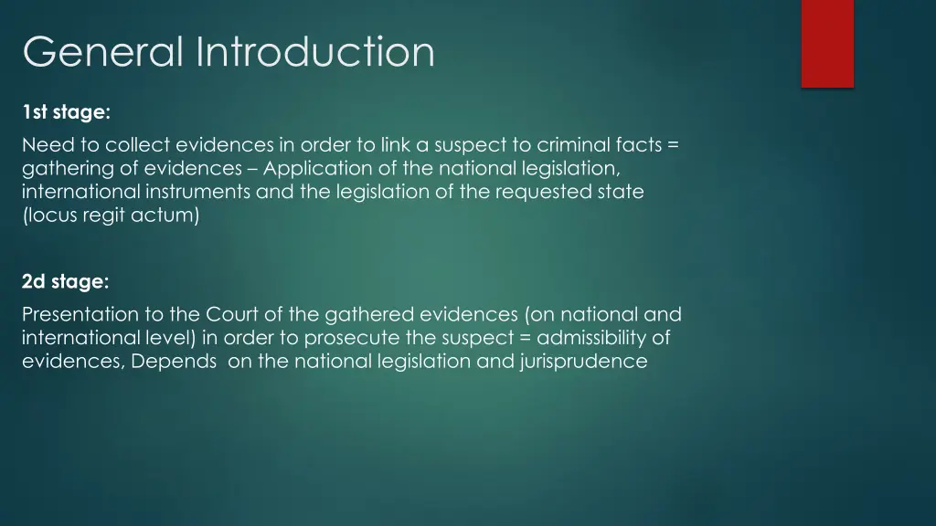 general introduction