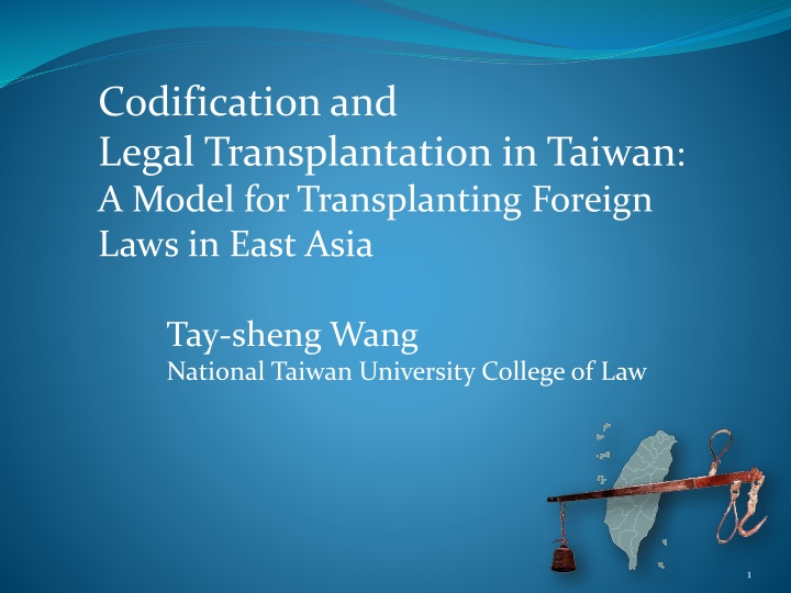 codification and legal transplantation in taiwan