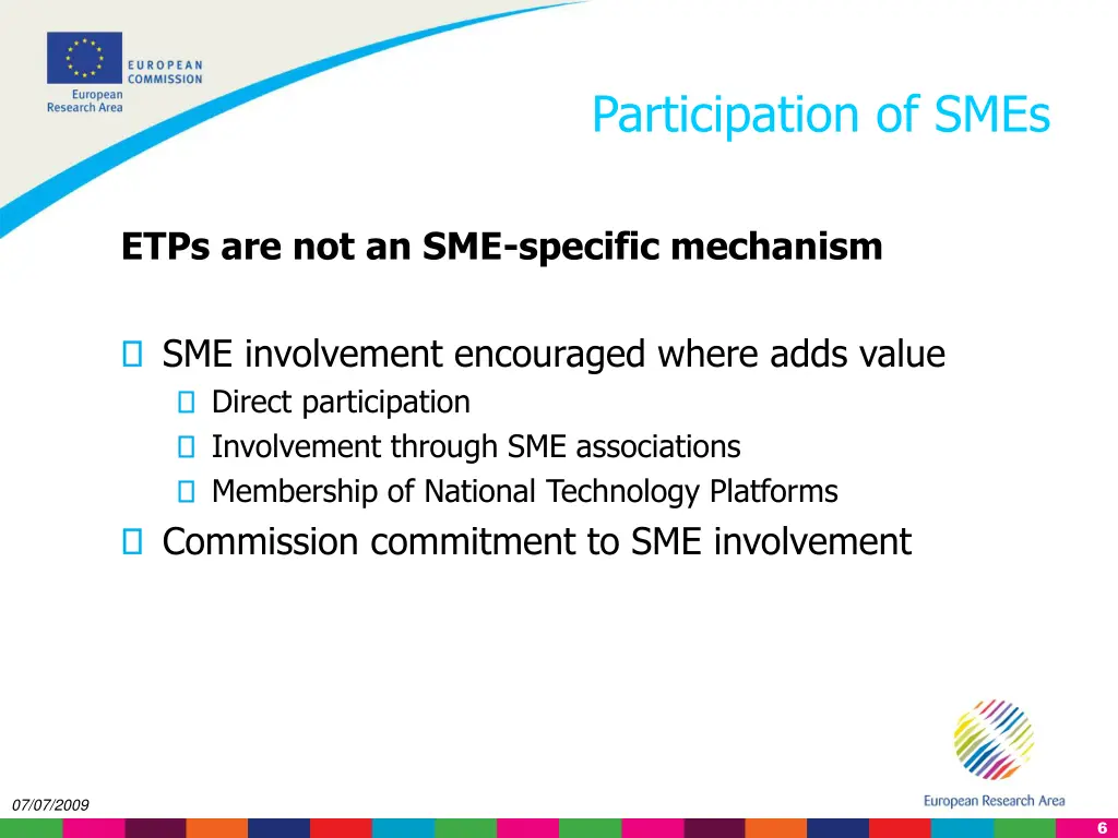 participation of smes