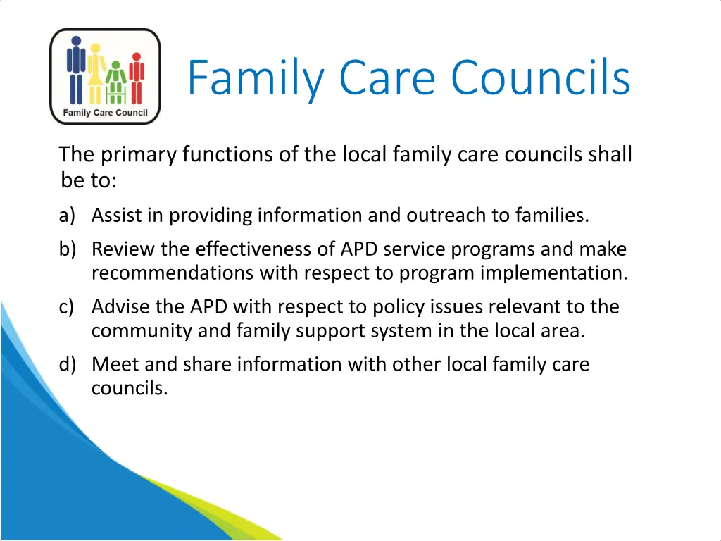 family care councils 1