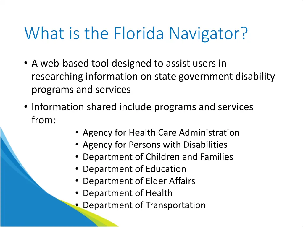 what is the florida navigator