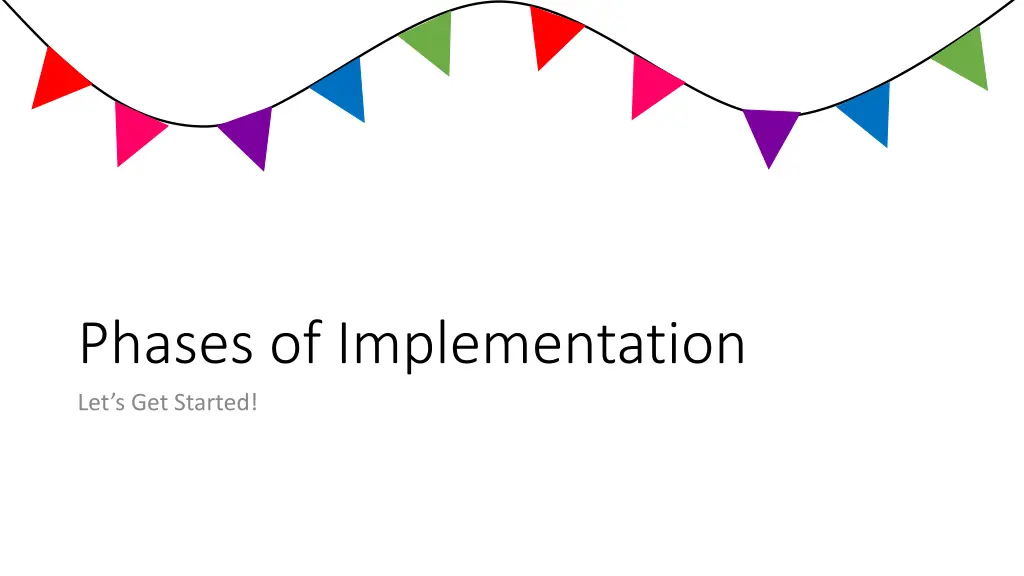 phases of implementation let s get started