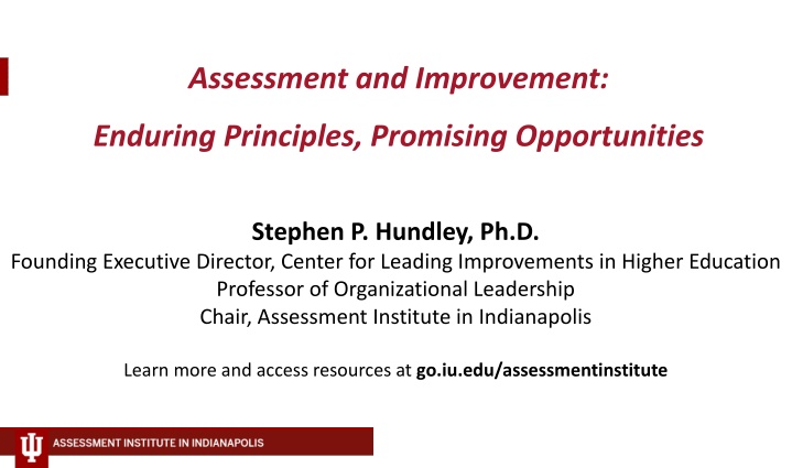assessment and improvement