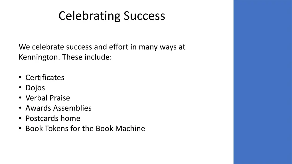celebrating success