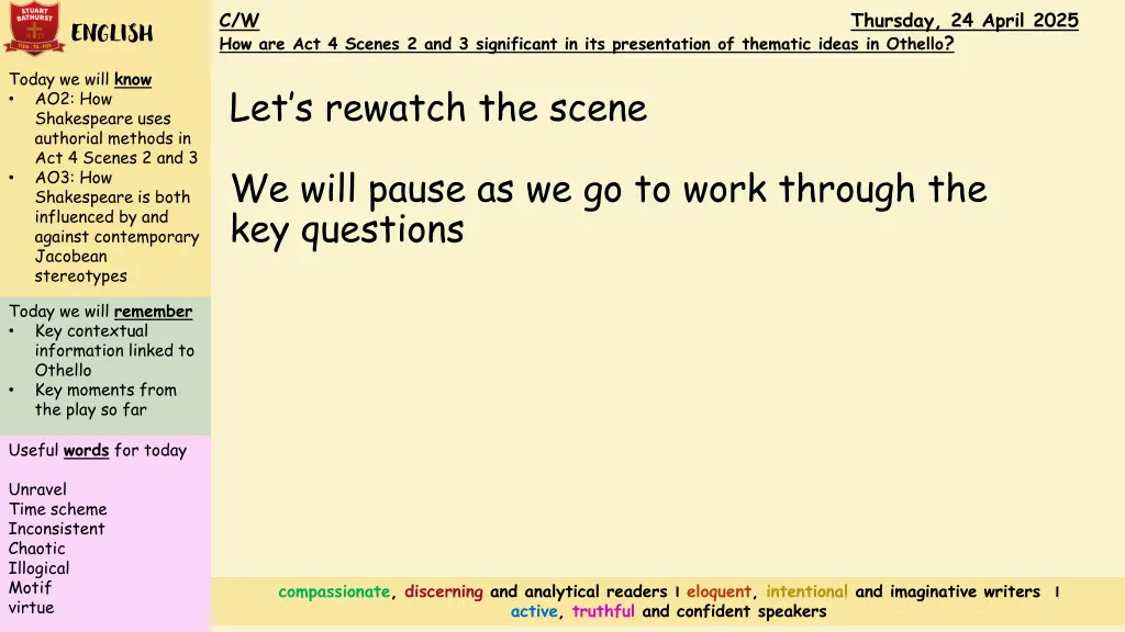 c w thursday 24 april 2025 how are act 4 scenes 5