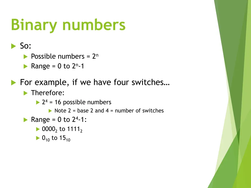 binary numbers 3