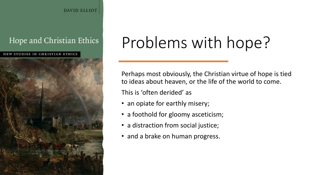 problems with hope