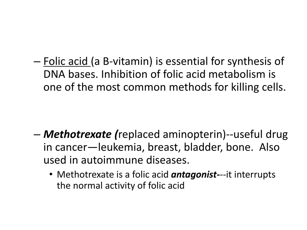 folic acid a b vitamin is essential for synthesis