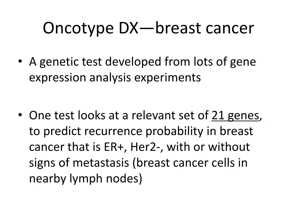 oncotype dx breast cancer