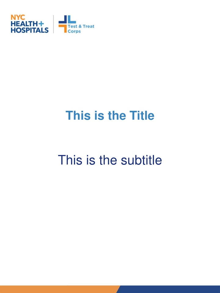 this is the title
