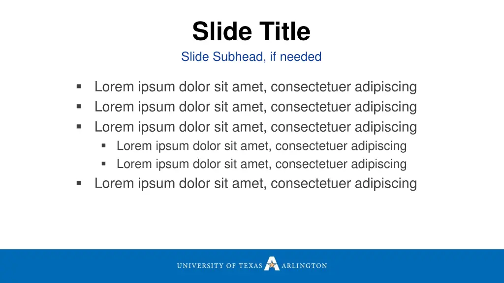 slide title slide subhead if needed 1