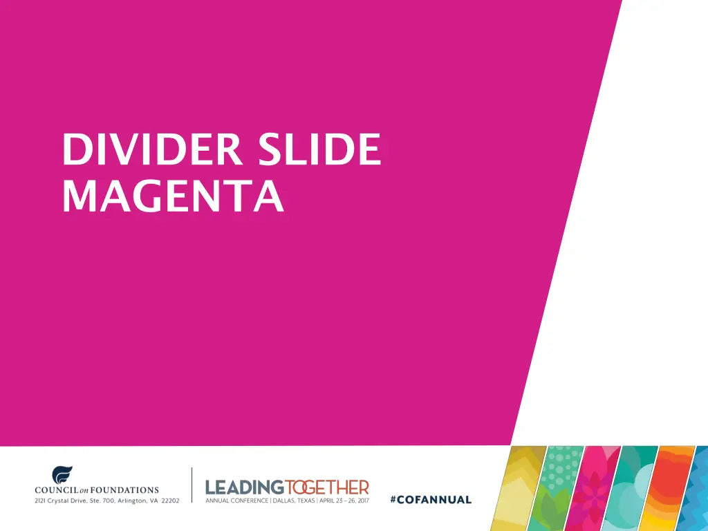 divider slide magenta