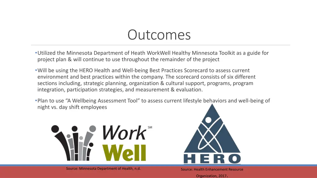 outcomes