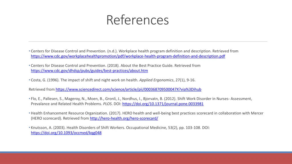 references