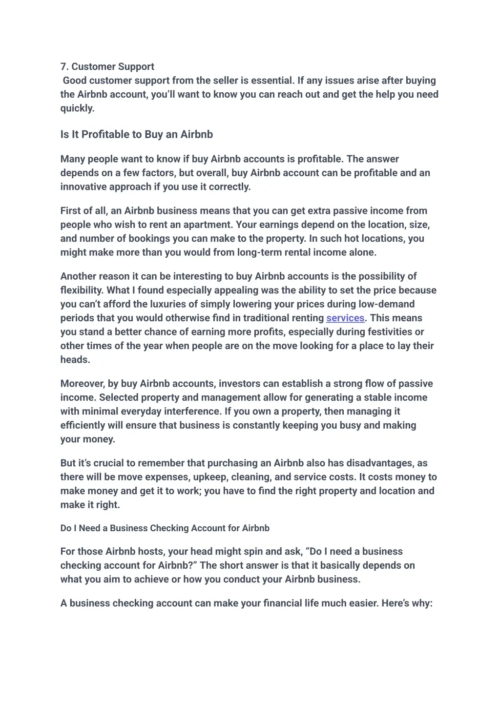 7 customer support good customer support from