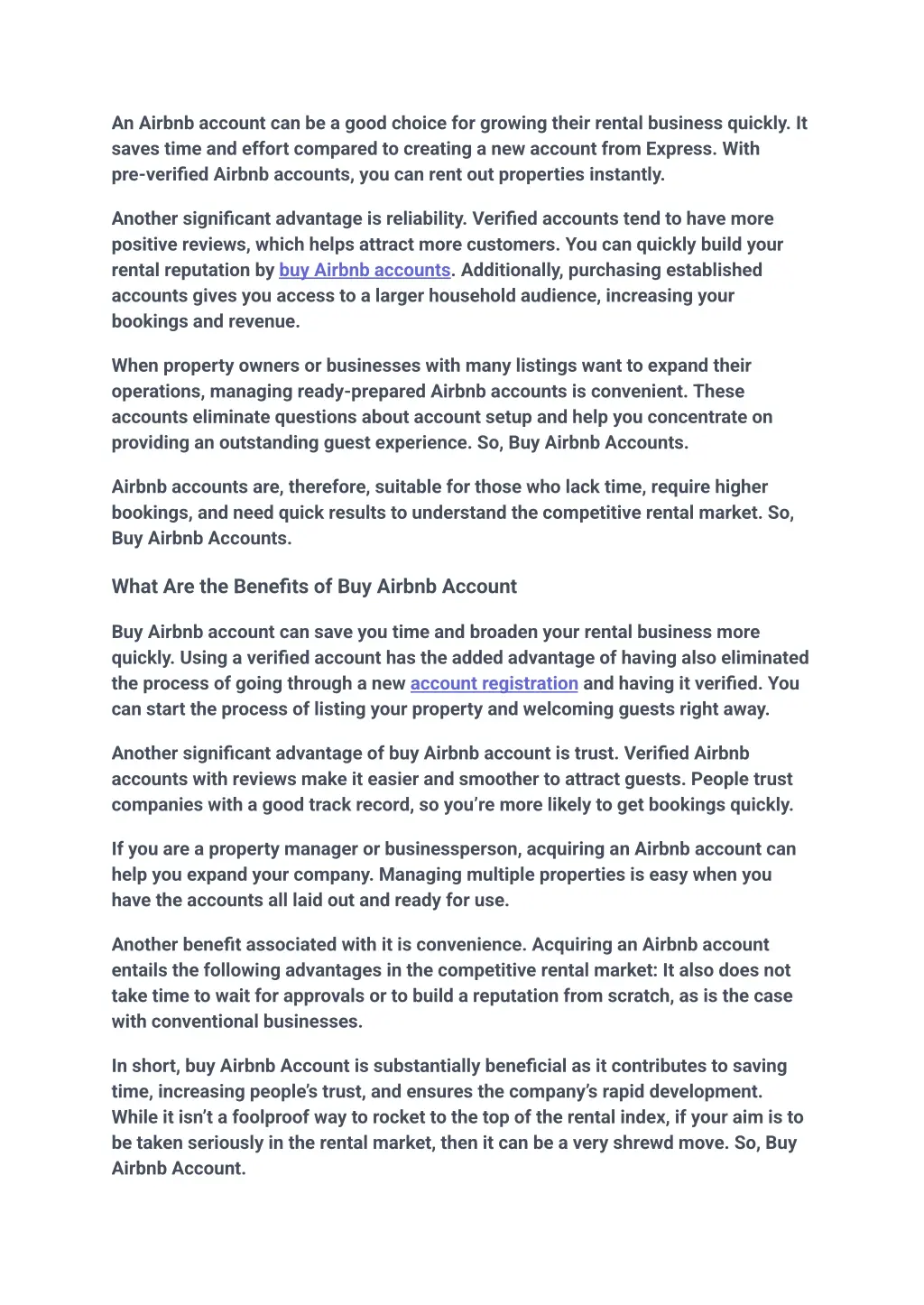 an airbnb account can be a good choice