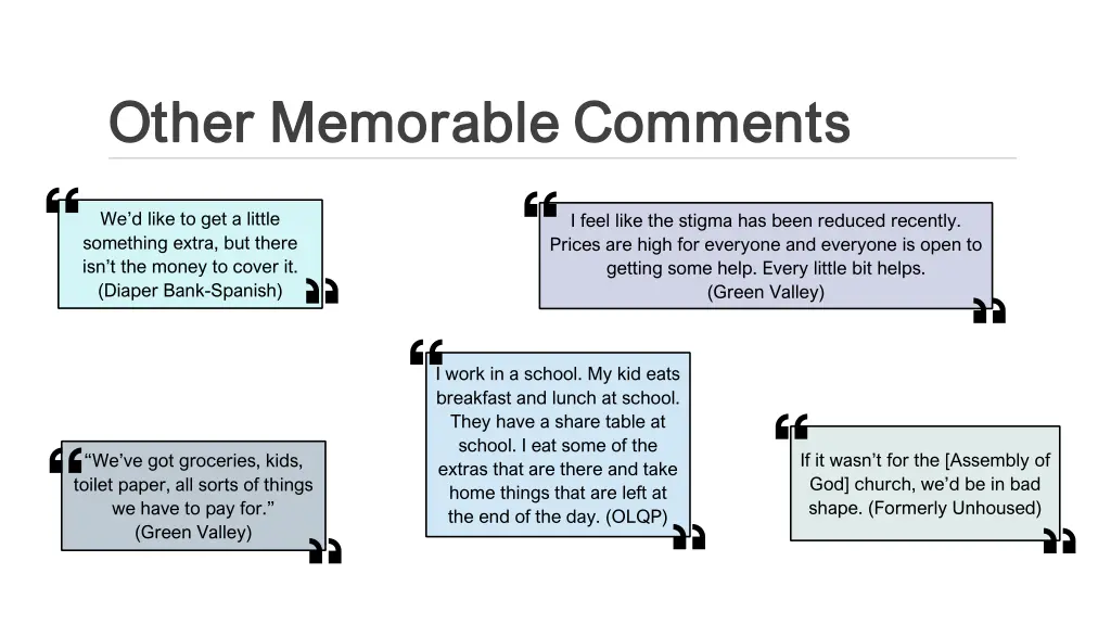 other memorable comments other memorable comments