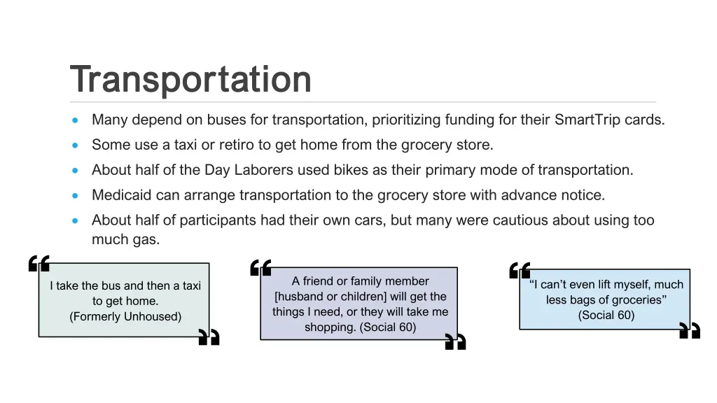 transportation transportation