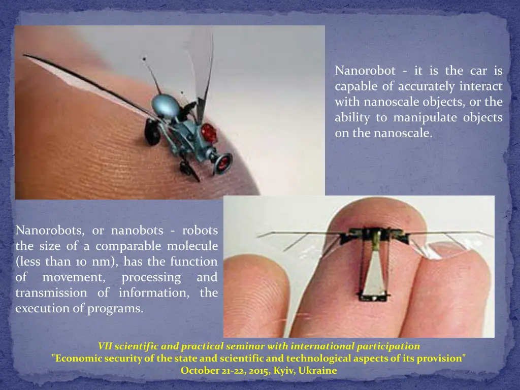 nanorobot it is the car is capable of accurately