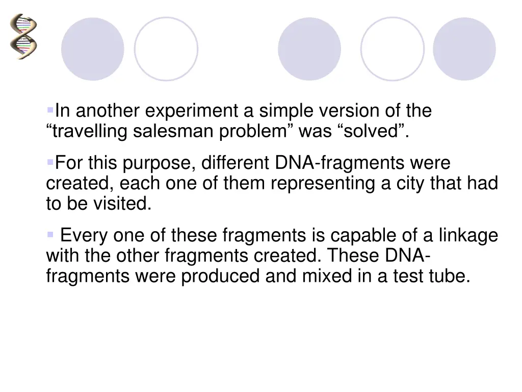 in another experiment a simple version