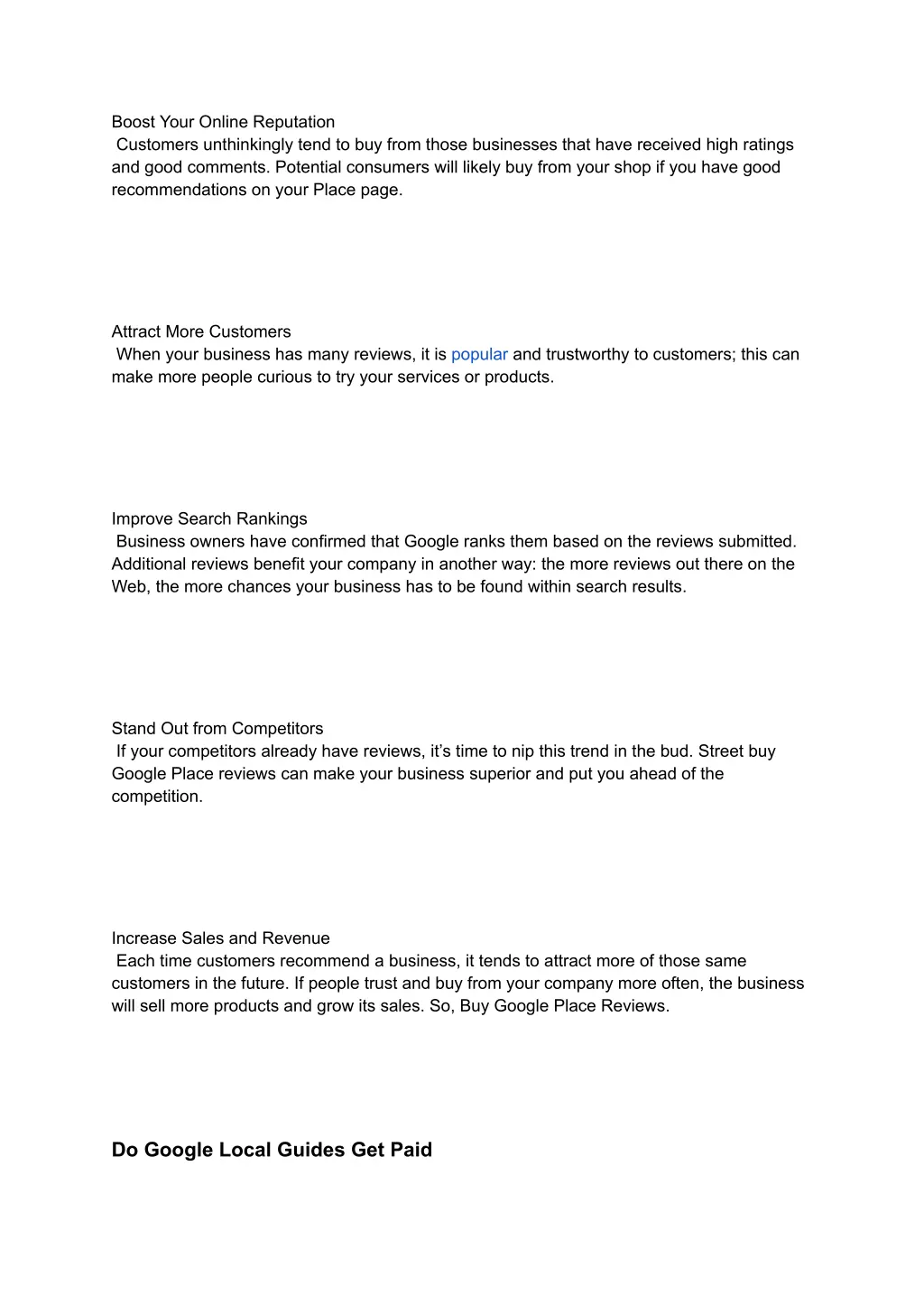 boost your online reputation customers