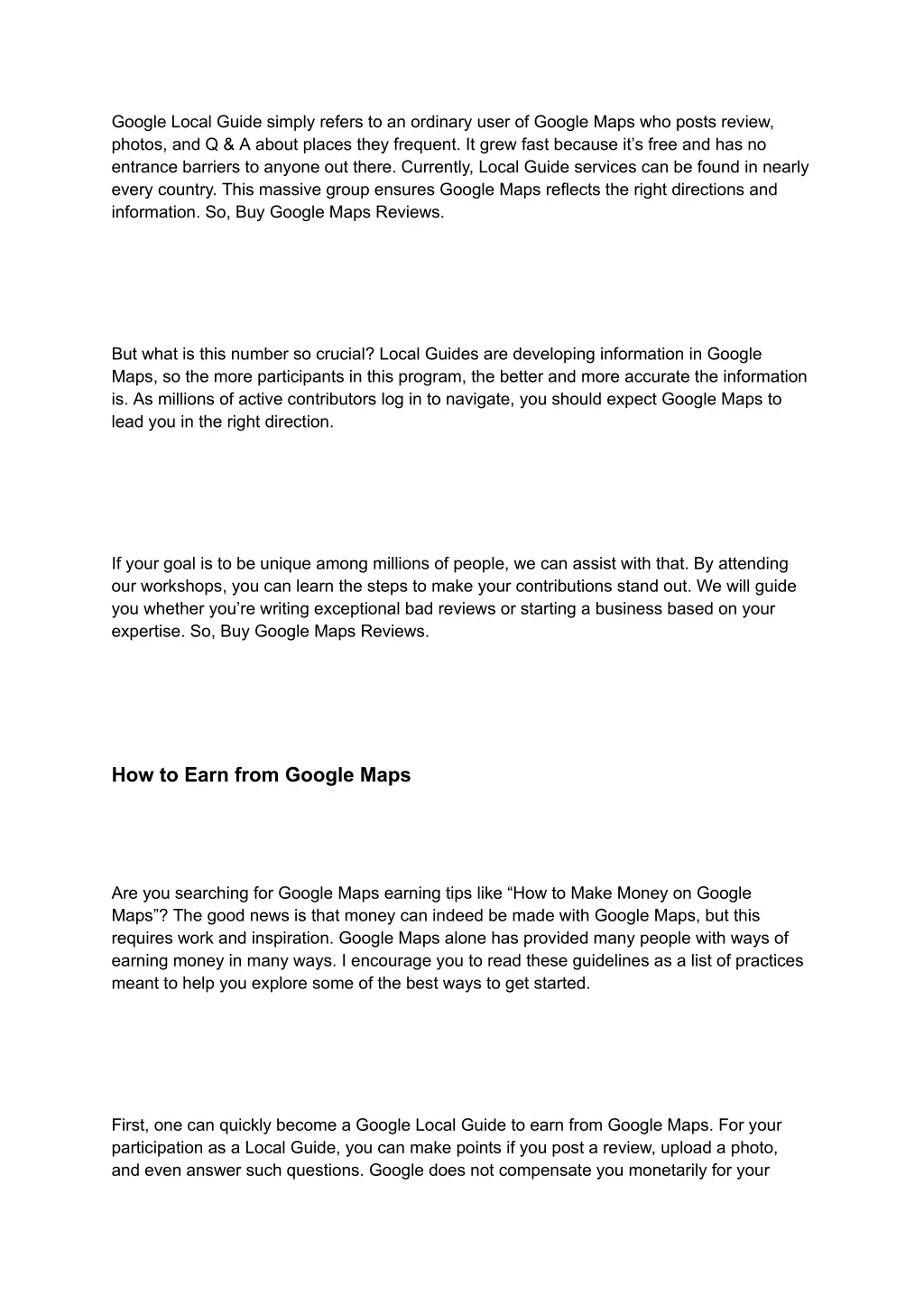 google local guide simply refers to an ordinary