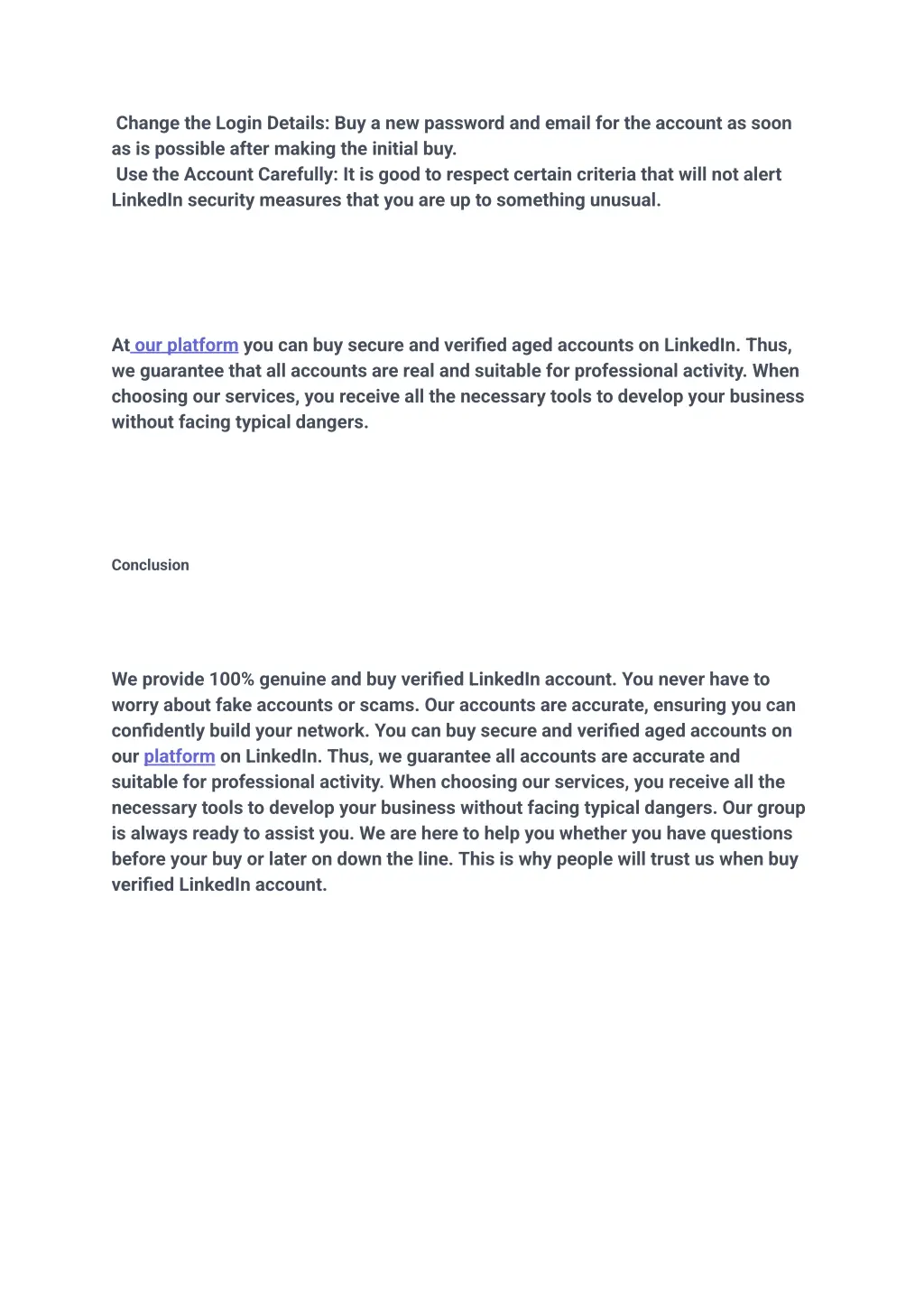 change the login details buy a new password