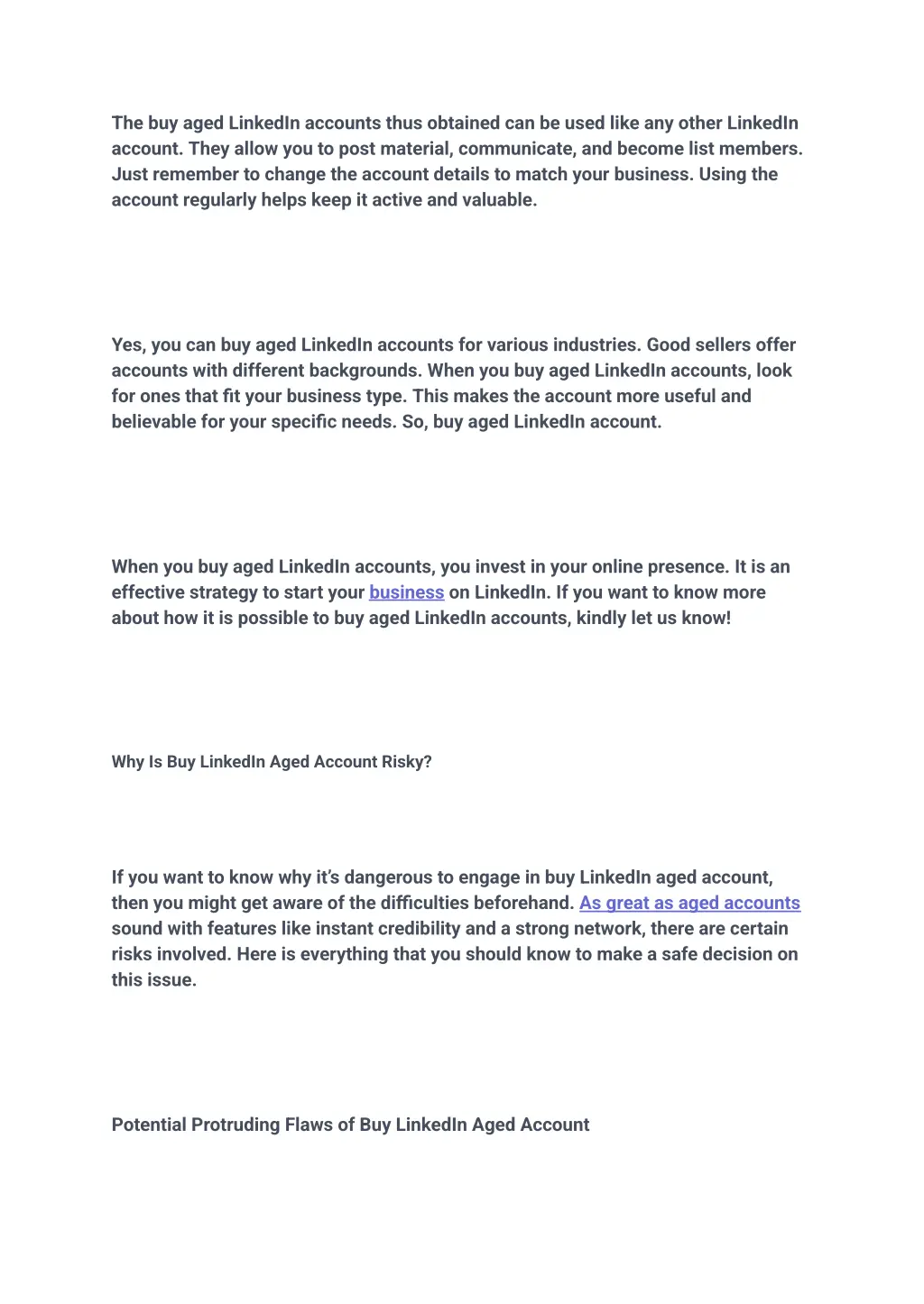 the buy aged linkedin accounts thus obtained