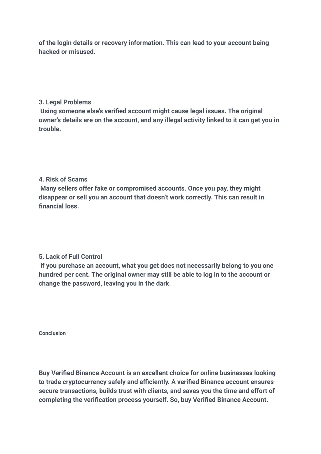 of the login details or recovery information this