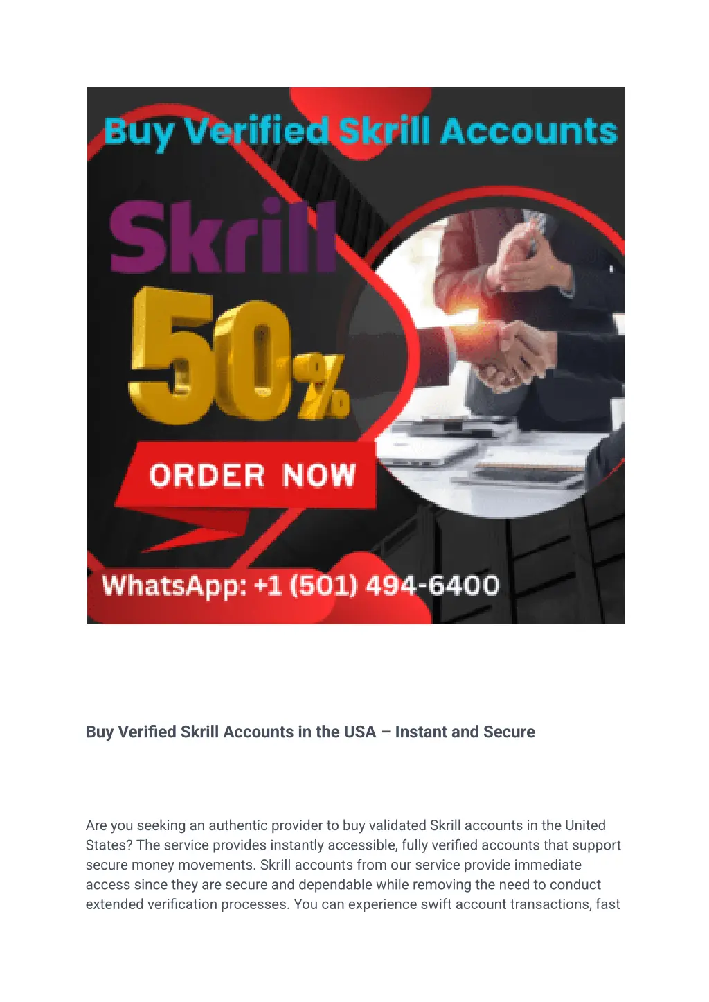 buy verified skrill accounts in the usa instant