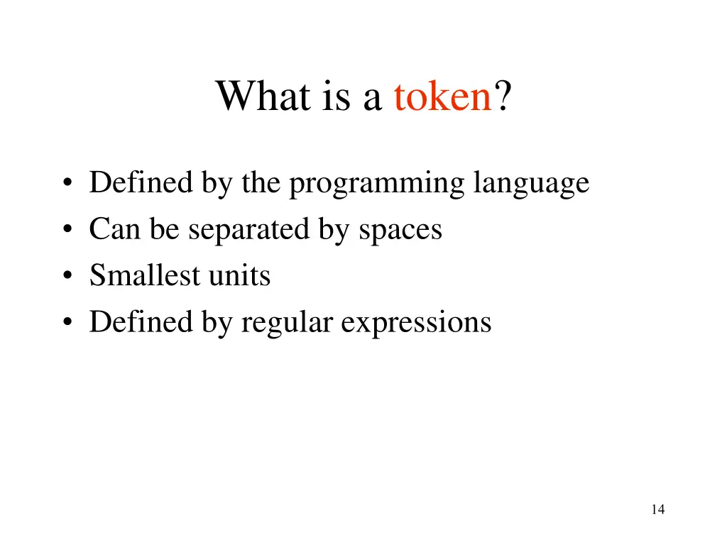 what is a token
