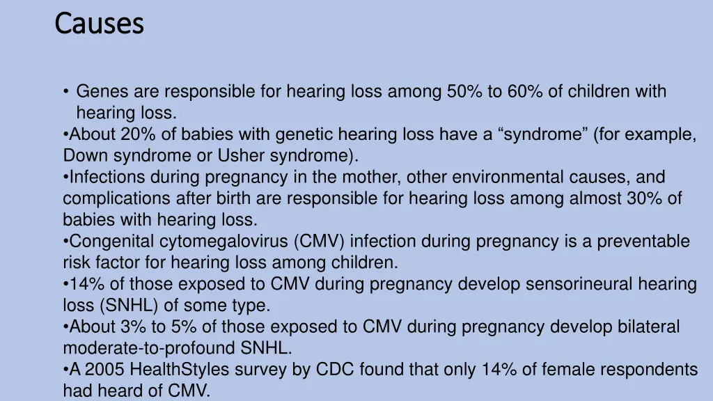 causes causes